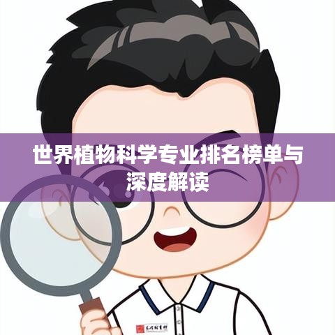 世界植物科学专业排名榜单与深度解读