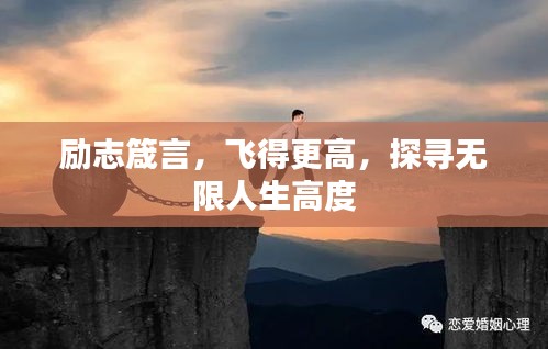 励志箴言，飞得更高，探寻无限人生高度