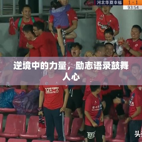 逆境中的力量，励志语录鼓舞人心
