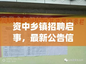 资中乡镇招聘启事，最新公告信息一网打尽！