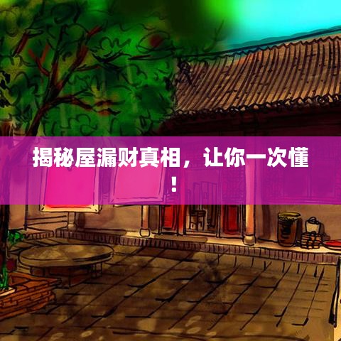 揭秘屋漏财真相，让你一次懂！