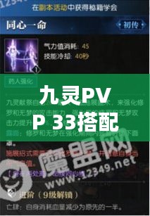 九灵PVP 33搭配通透攻略，实战技巧大揭秘！