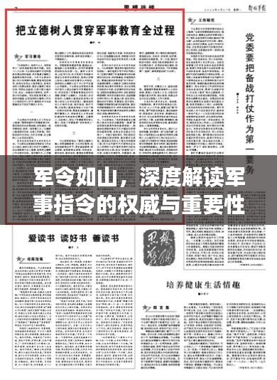 军令如山，深度解读军事指令的权威与重要性