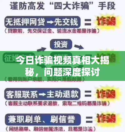 今日诈骗视频真相大揭秘，问题深度探讨