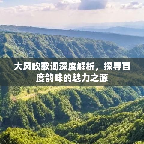 大风吹歌词深度解析，探寻百度韵味的魅力之源