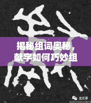 揭秘组词奥秘，献字如何巧妙组词？