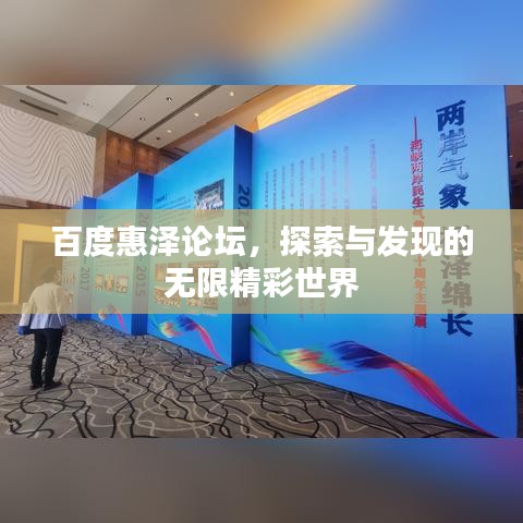 百度惠泽论坛，探索与发现的无限精彩世界