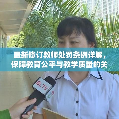 最新修订教师处罚条例详解，保障教育公平与教学质量的关键措施！