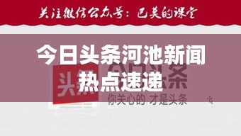 今日头条河池新闻热点速递