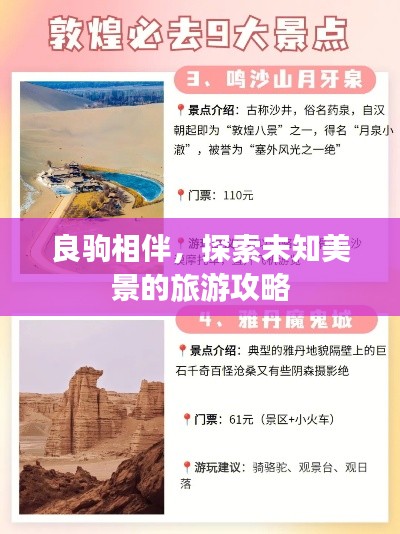 良驹相伴，探索未知美景的旅游攻略