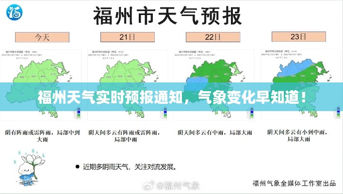 福州天气实时预报通知，气象变化早知道！