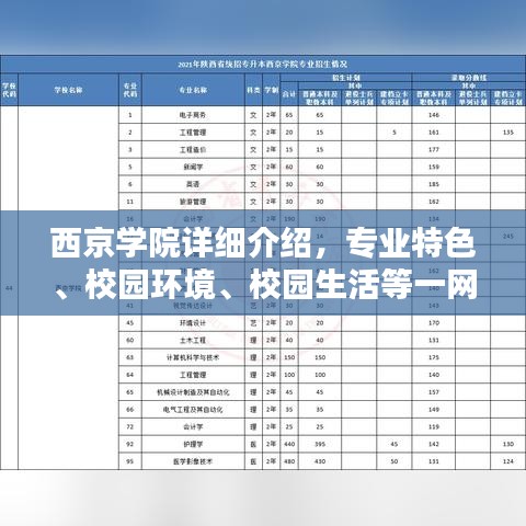 西京学院详细介绍，专业特色、校园环境、校园生活等一网打尽！