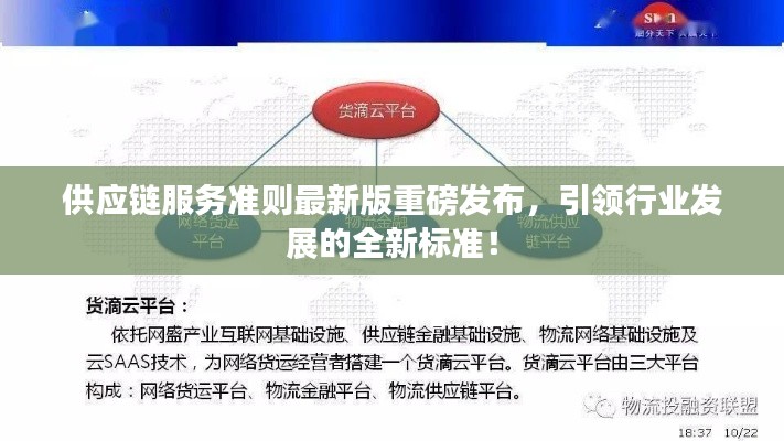 供应链服务准则最新版重磅发布，引领行业发展的全新标准！
