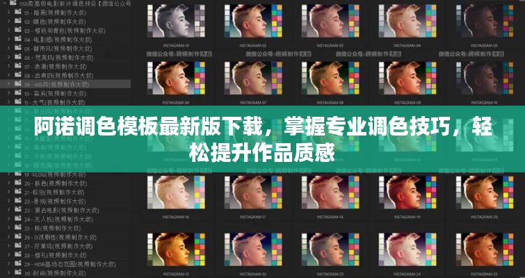 阿诺调色模板最新版下载，掌握专业调色技巧，轻松提升作品质感