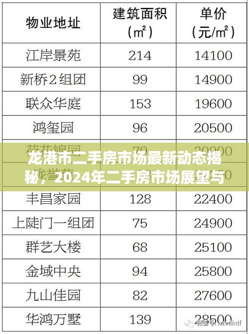 龙港市二手房市场最新动态揭秘，2024年二手房市场展望与出售前景分析
