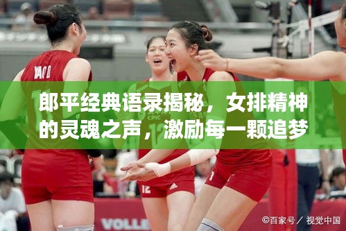 郎平经典语录揭秘，女排精神的灵魂之声，激励每一颗追梦之心！