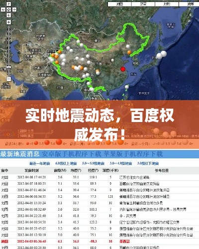 实时地震动态，百度权威发布！