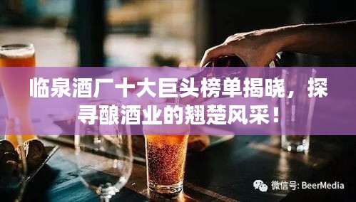 临泉酒厂十大巨头榜单揭晓，探寻酿酒业的翘楚风采！